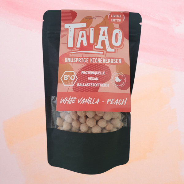 TAIAO Knusprige Kichererbsen WHITE VANILLA - PEACH
